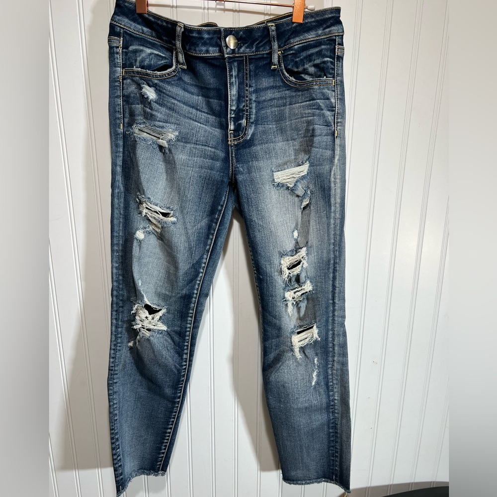 American Eagle destruct‎ Jegging crop